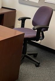 Purple task chair