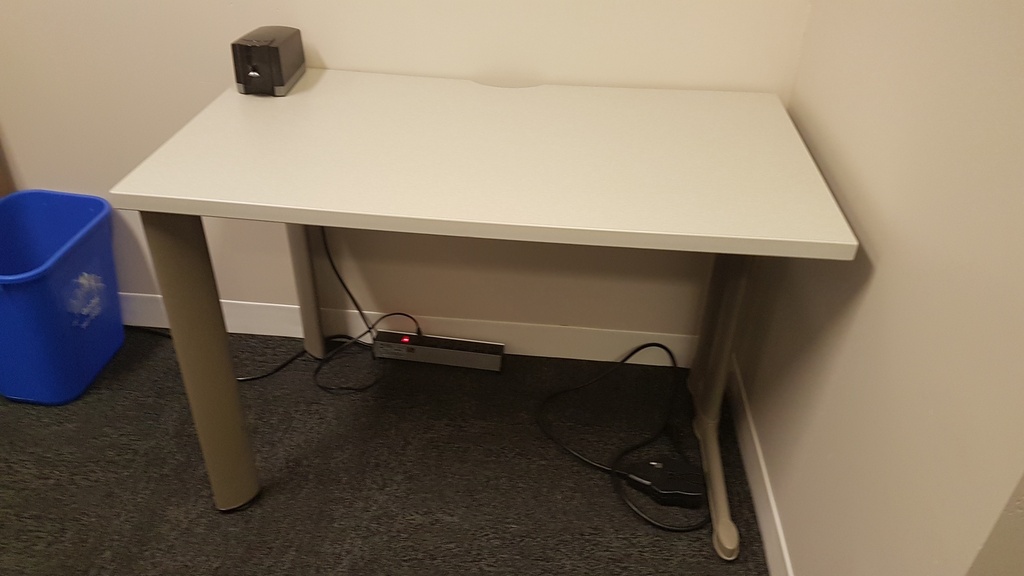 Desk Table - metal, wood