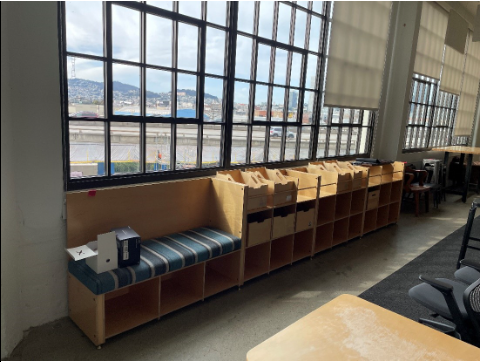 Cubbies with benches