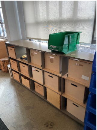 Cubbies with 15 slots