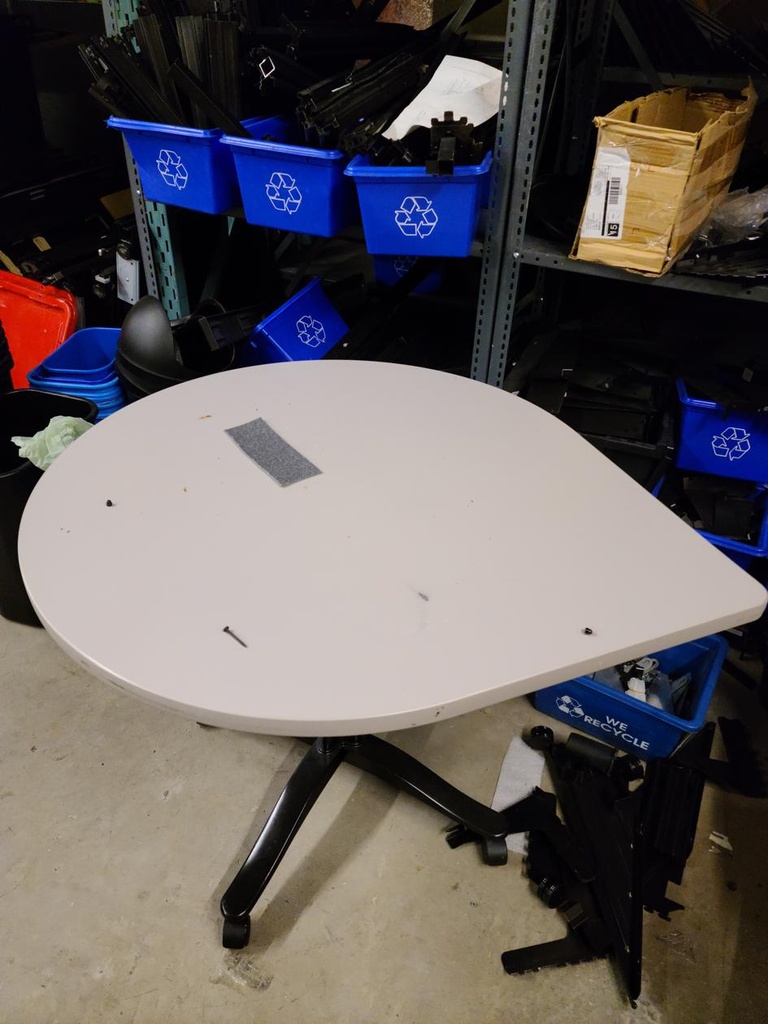 Teardrop Shaped Table
