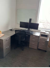 L Shaped Desk and Return
