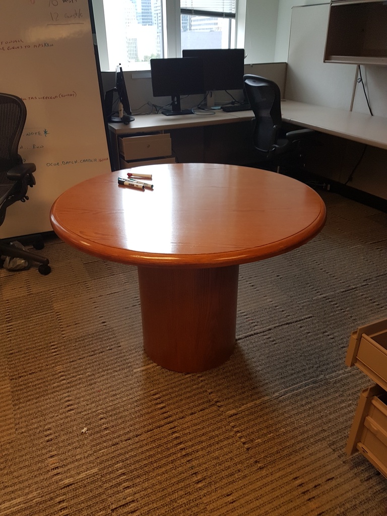 Round Communal Table - Wood