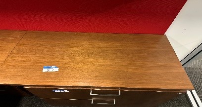 #37 Work Surface (goes along the wall with return work surface) LHR42 x 28.75 x 1