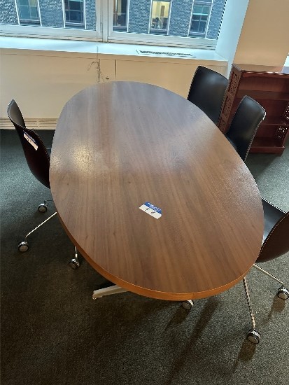 #43 - oval conference table72 x 36 x 19.5