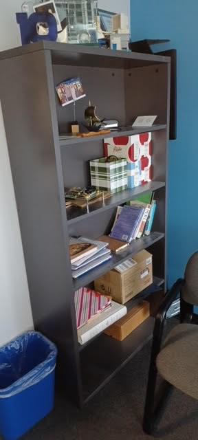 TALL BOOKCASES 5 HIGH