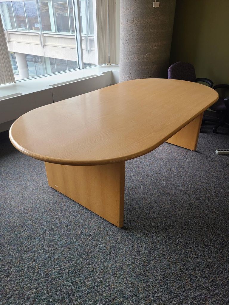 Boardroom table - 8' long x 4' wide x 30" tall