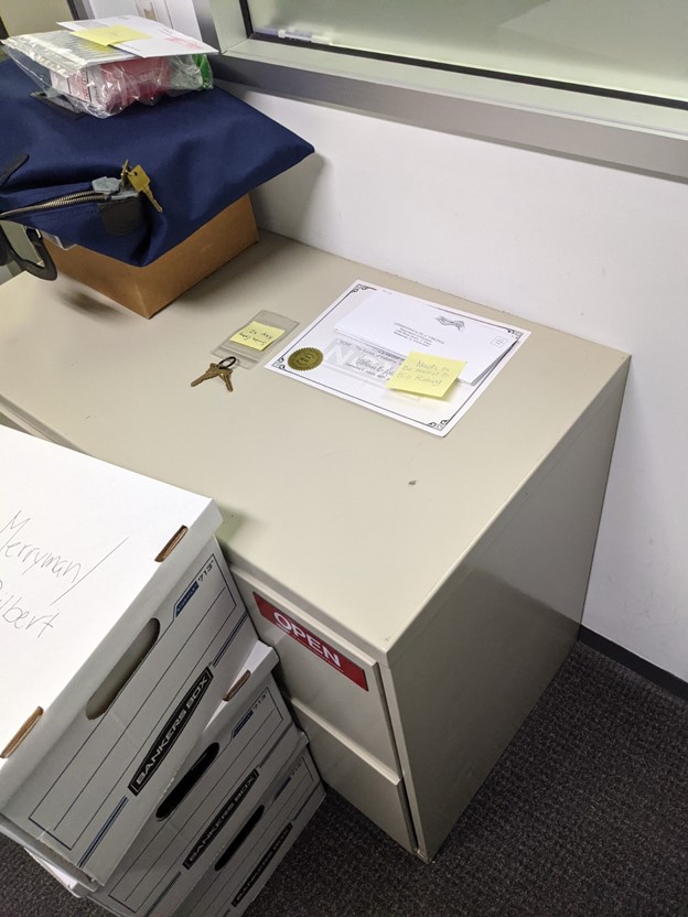 White 2-Drawer Lateral Filing Cabinet