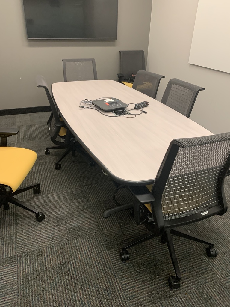 Conference table, gray, 8'