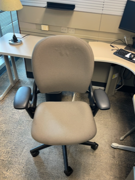 TASK CHAIR BROWN STEELCASE LEAP V1