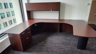 U- Shaped Mohogany suite