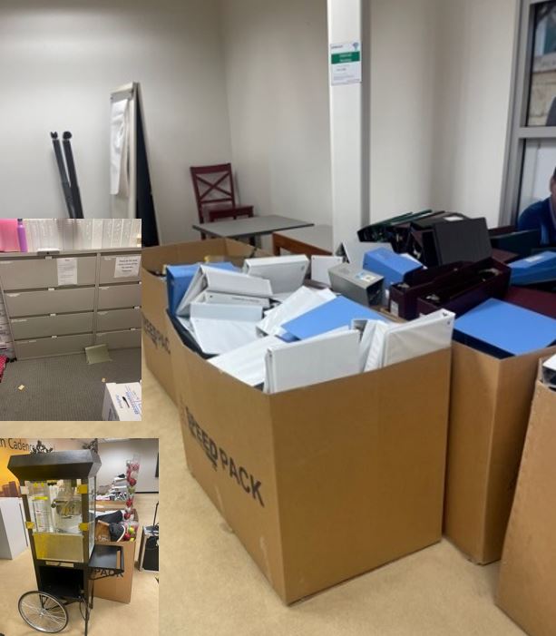 Boxes of (mainly) Binders