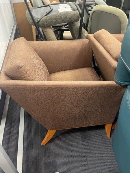 Lounge Chair, Brown