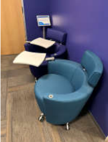 Lounge Chair with writing table