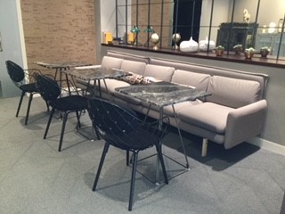 Café tables and chairs