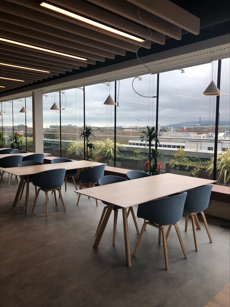 Café tables and chairs