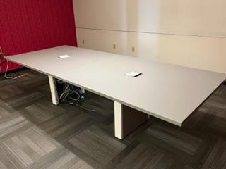 Conference Table - 2 pcs - 4'X10' W 2 SOLID LEGS