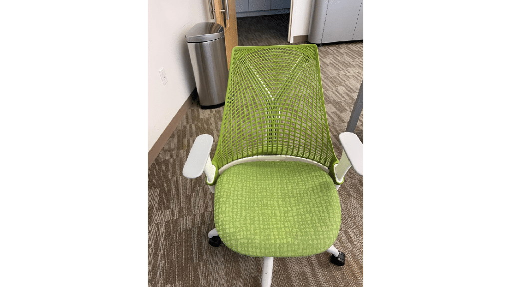 Hermman Miller Green Chairs