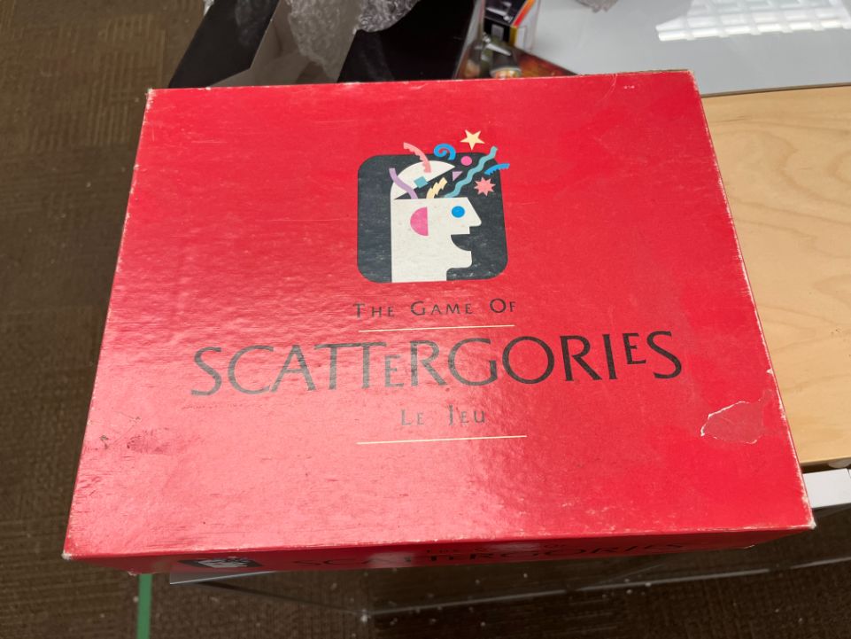 Scattergories game