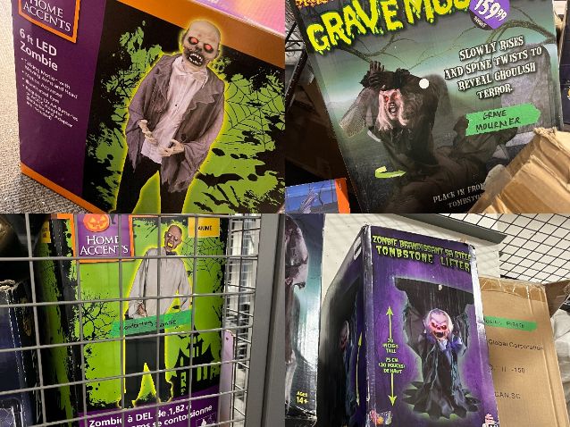 Animatronic Halloween décor, misc.