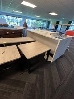 30" x 16"H -round low table