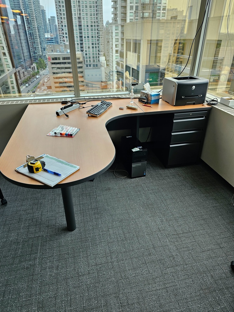 Desk - L Shaped 66" X 78"