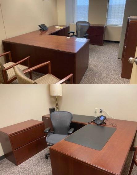 L-Shaped Desk, 72" x 120"