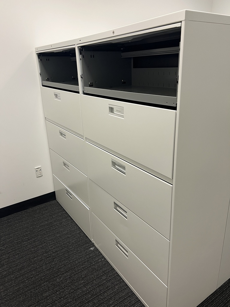 Filing cabinet, 5-drawer, assorted