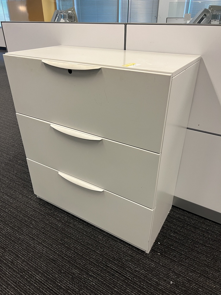 Filing cabinet, 3-drawer, assorted