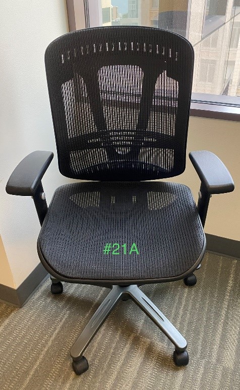 All mesh task chair w/arms