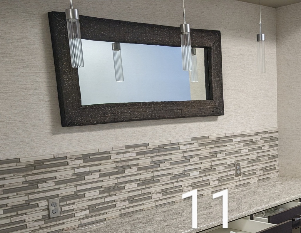 decorative mirror - 4'x2'