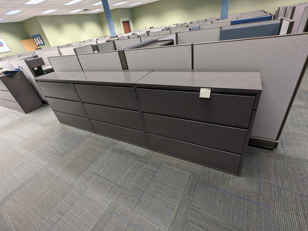 medium gray 3-high metal lateral files