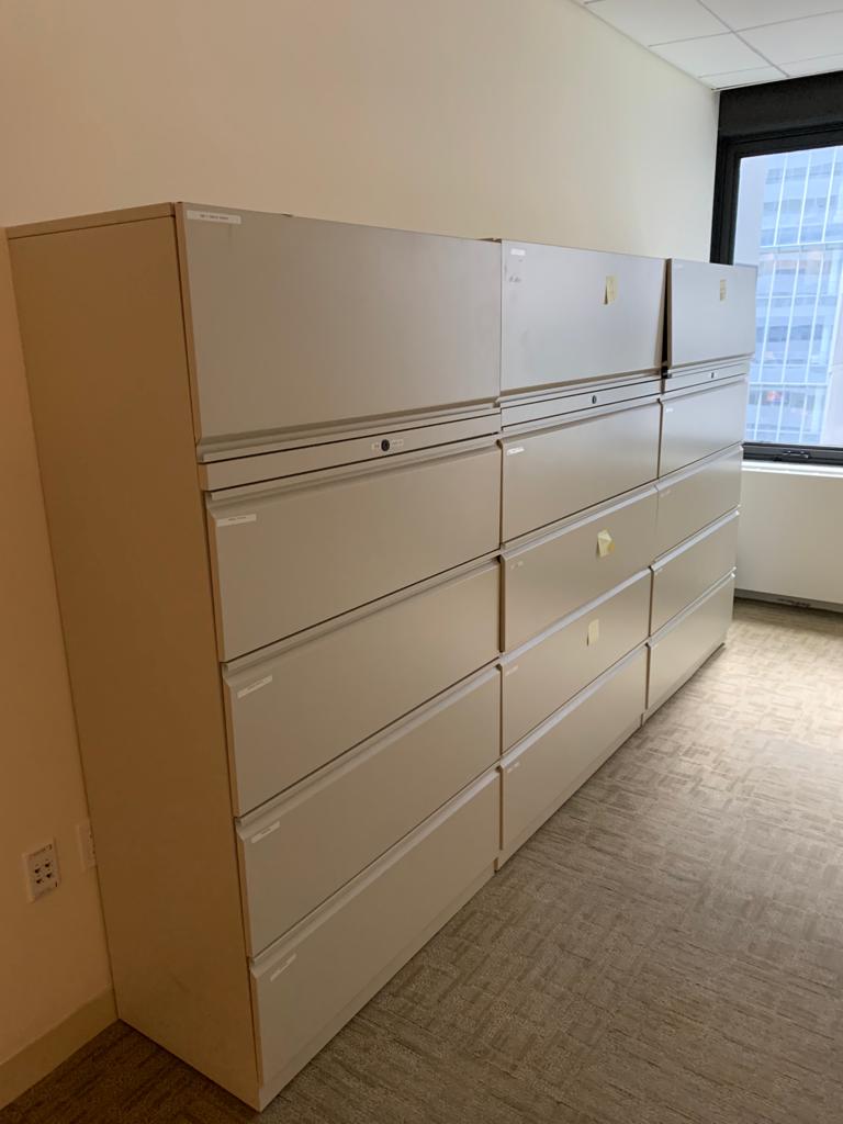 5 Drawer File Cabinets 