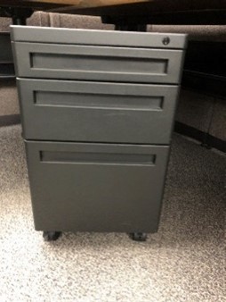 KI 3 Drawer Storage Pedestal