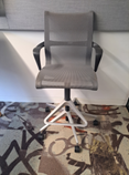 Chair, Herman Miller Setu, Tall, Light Grey