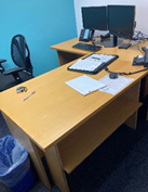 L-Shaped Desk, 47x24x30"