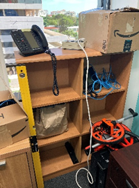 Cube Shelf, 37x12x49"