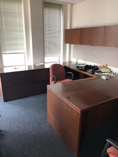 Wood Office Desk - 722 x 104 x 96