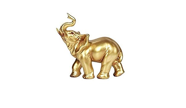 Small Decorative Gold Elephants