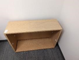 Shelving Unit, Brown, 42" x 18" x 30" 