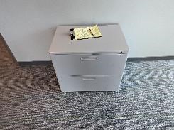 Cabinet, Grey, 30" x 19" x 27"