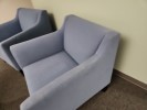 Chair, Lounge, Blue, 29" x 33" x 34"