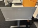 Panel, Privacy, Desk-Mounted, White, 29" x 15" x .5"