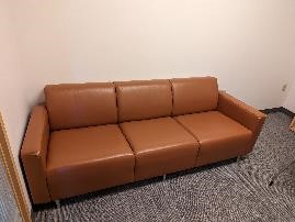 Sofa, Brown, 81" x 31.5" x 31"