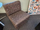 Sofa, Brown, 26" x 27" x 30"