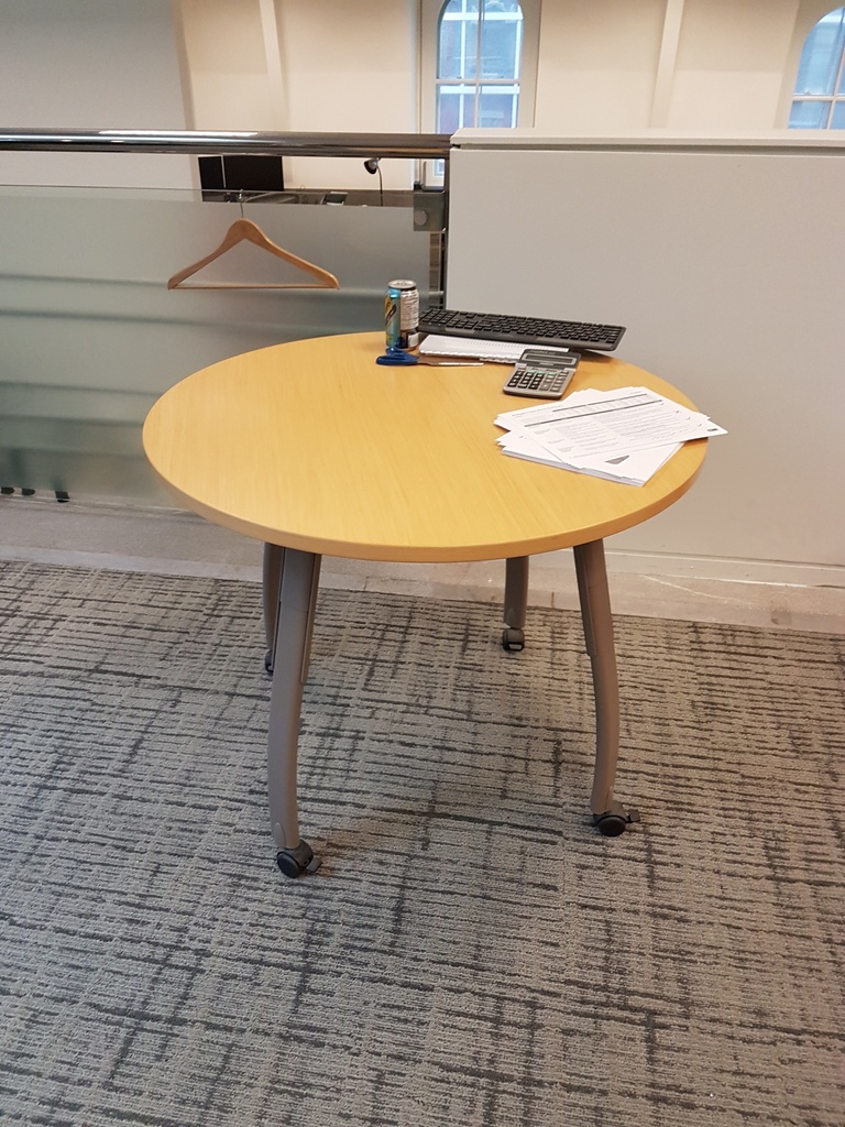 Wooden Round Table - 36"