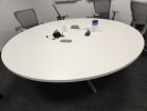 Table, Meeting, Round/Square, White, 84x29