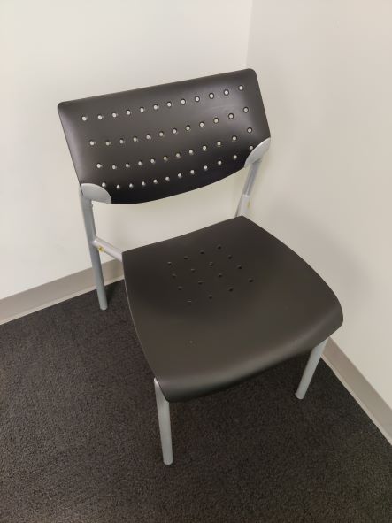 Black/Silver Conference Chair