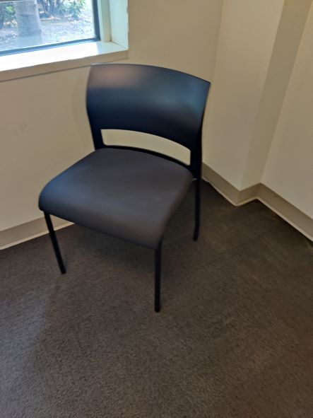 Black Conference Chair with Arms