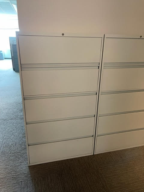 5 DRAWER FILE CABINETS